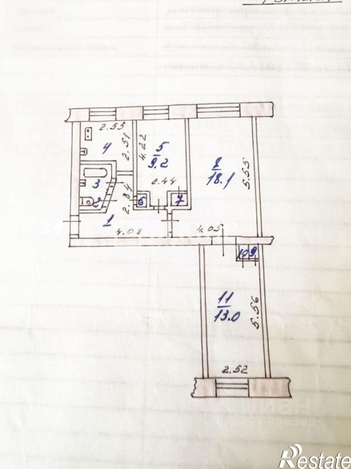 3-комн квартира 3-я улица Чайковского, 9,  д. 9