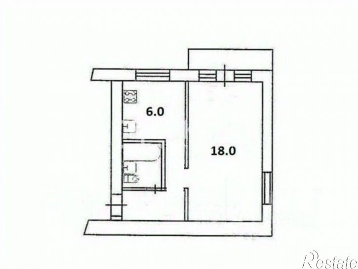1-комн квартира улица Кудряшова, 105,  д. 105
