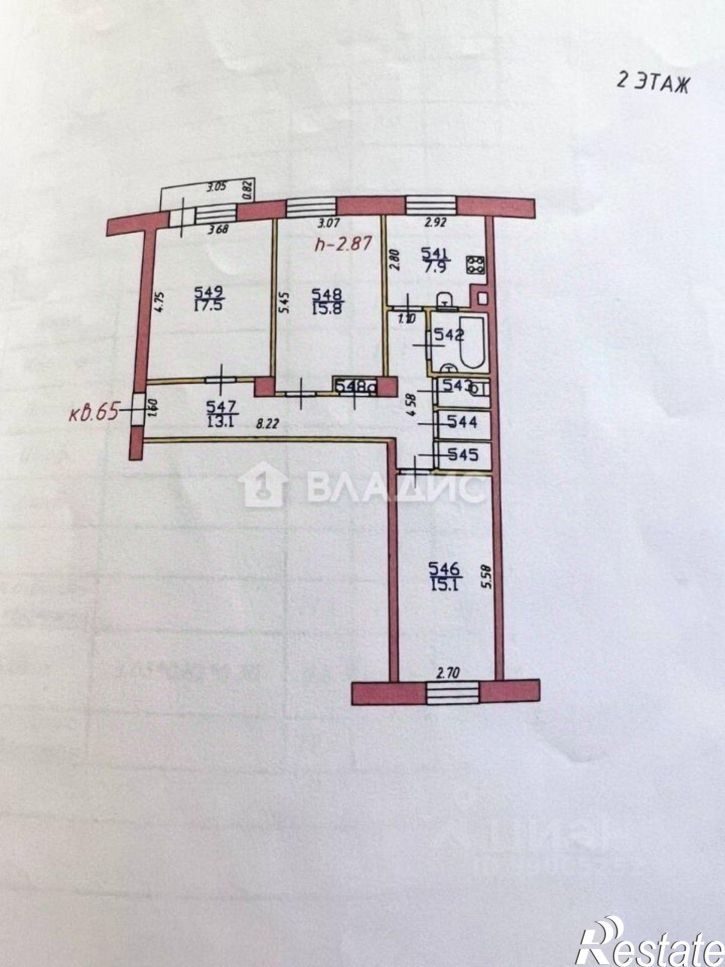 3-комн квартира Лежневская улица, 109,  д. 109