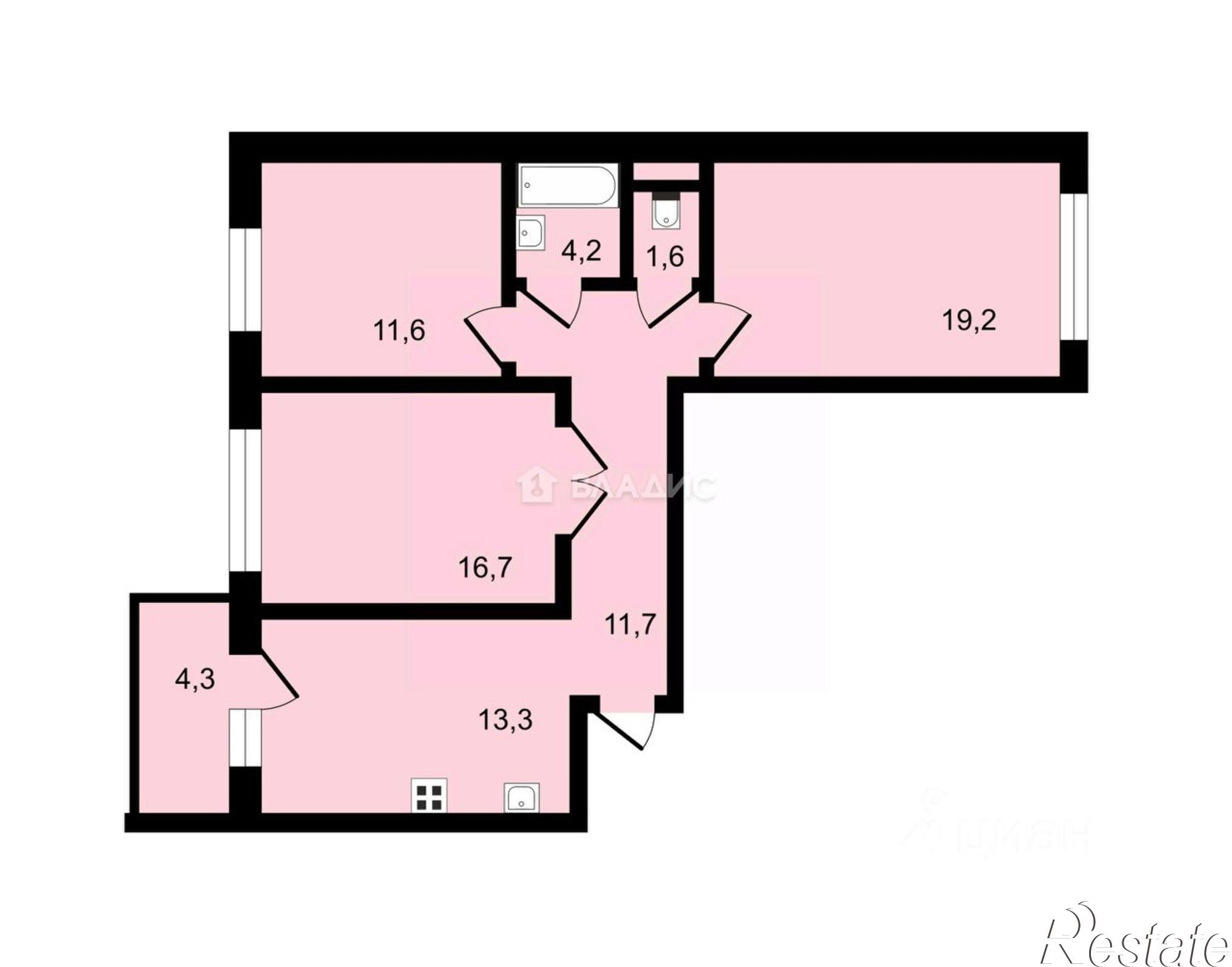 Купить квартиру за 11 200 000 рублей на Дюковская улица, 27А