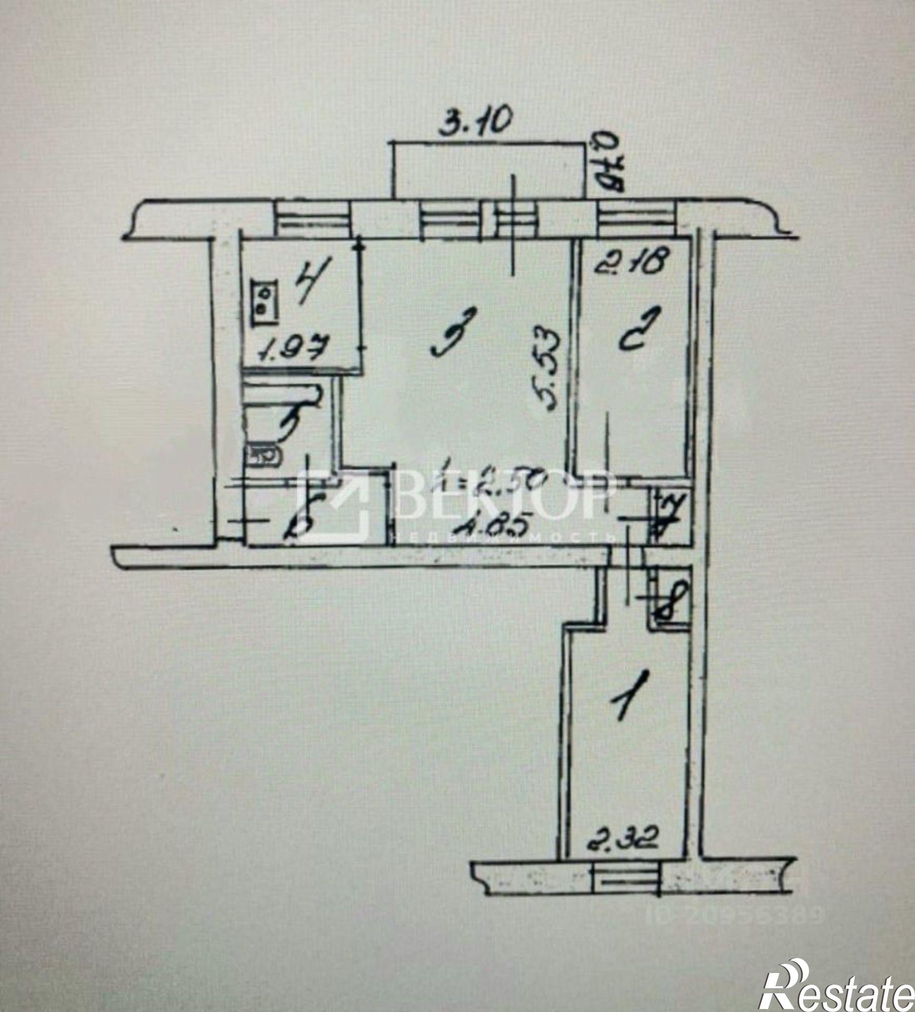 Купить квартиру за 3 980 000 рублей на улица Красных Зорь, 4