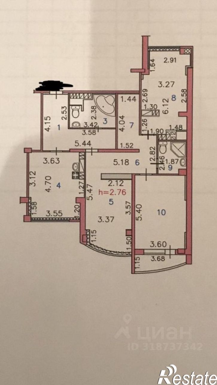 3-комн квартира Кузнечная улица, 38,  д. 38