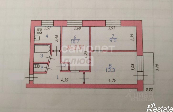3-комн квартира проспект Строителей, 29,  д. 29