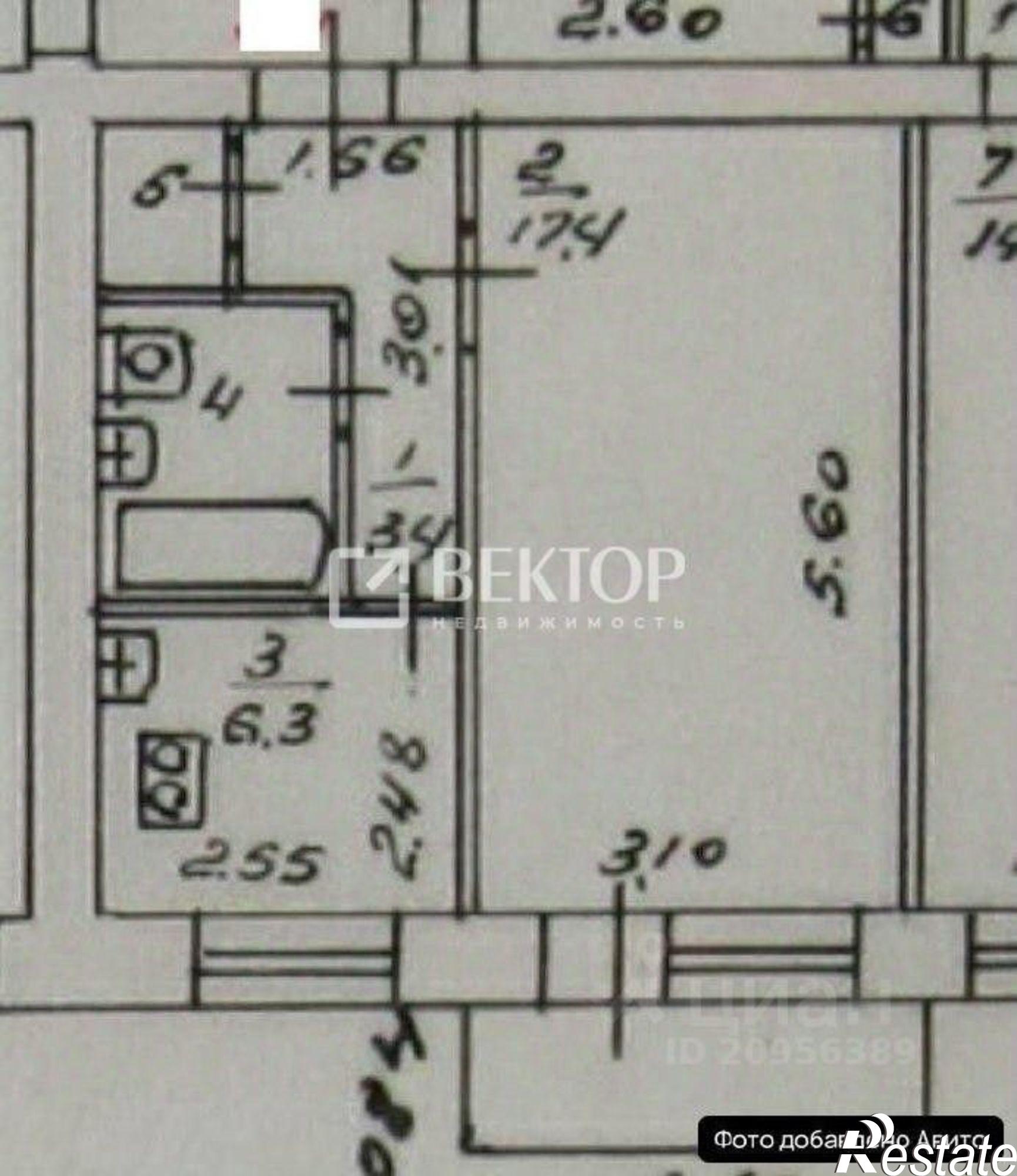 Купить квартиру за 3 500 000 рублей на Новосельская улица, 4