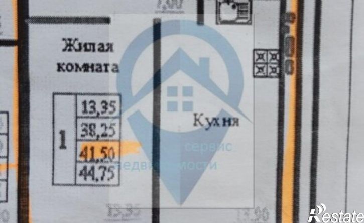 1-комн квартира микрорайон Самоцветы, 3