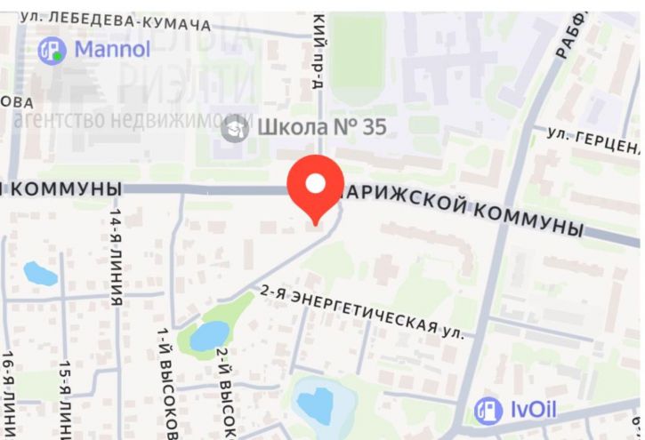 1-комн квартира Парижской Коммуны ул, 51