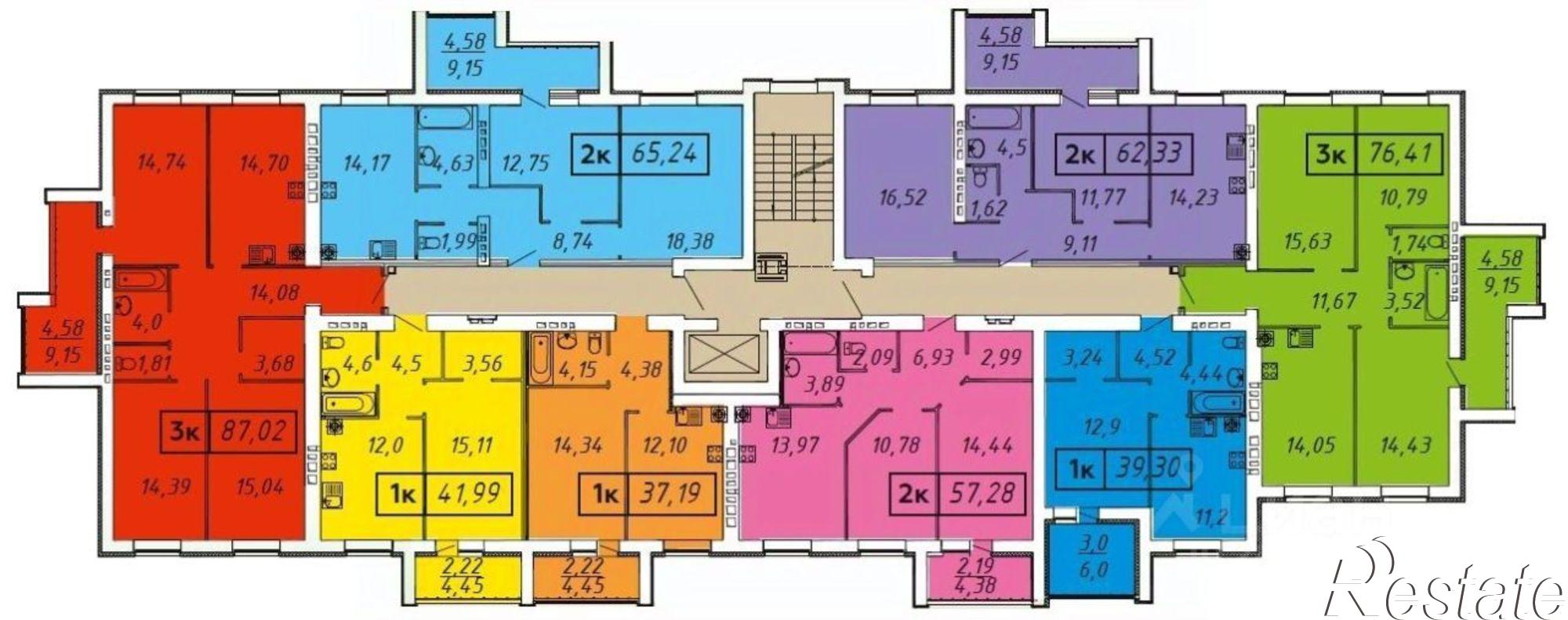 Купить квартиру за 4 240 500 рублей на Велижская улица, 73А