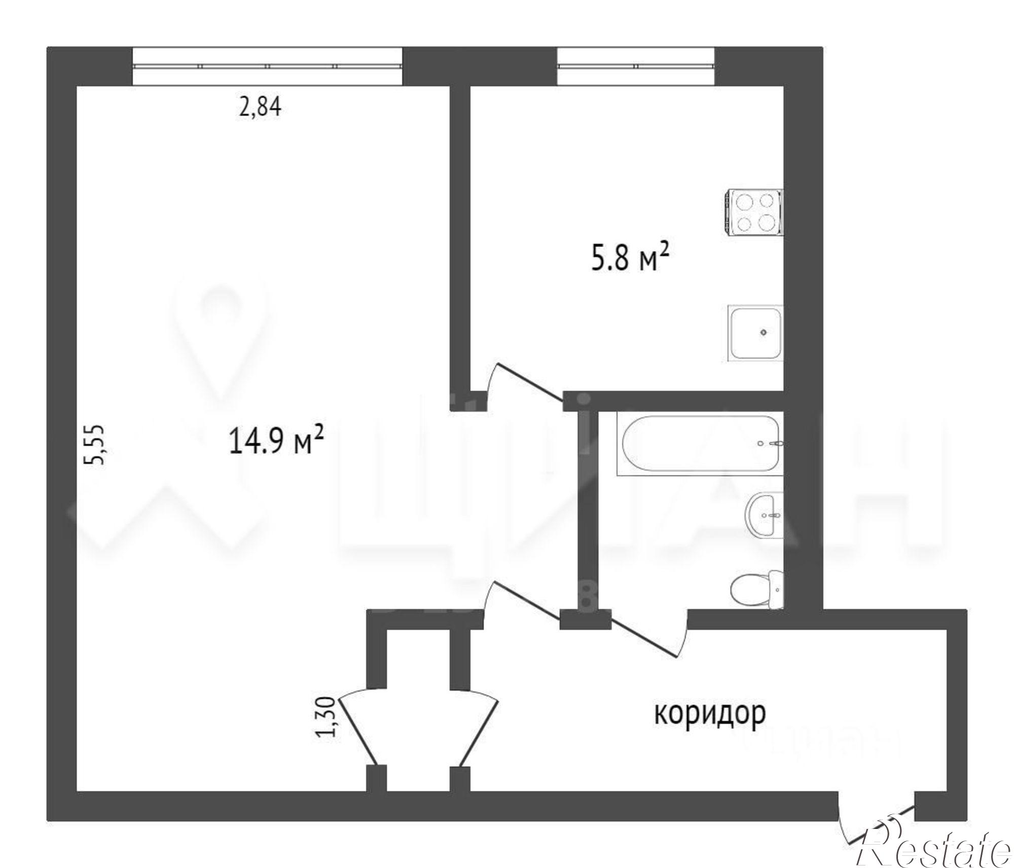 Сдать квартиру за 12 000 рублей на улица Громобоя, 54