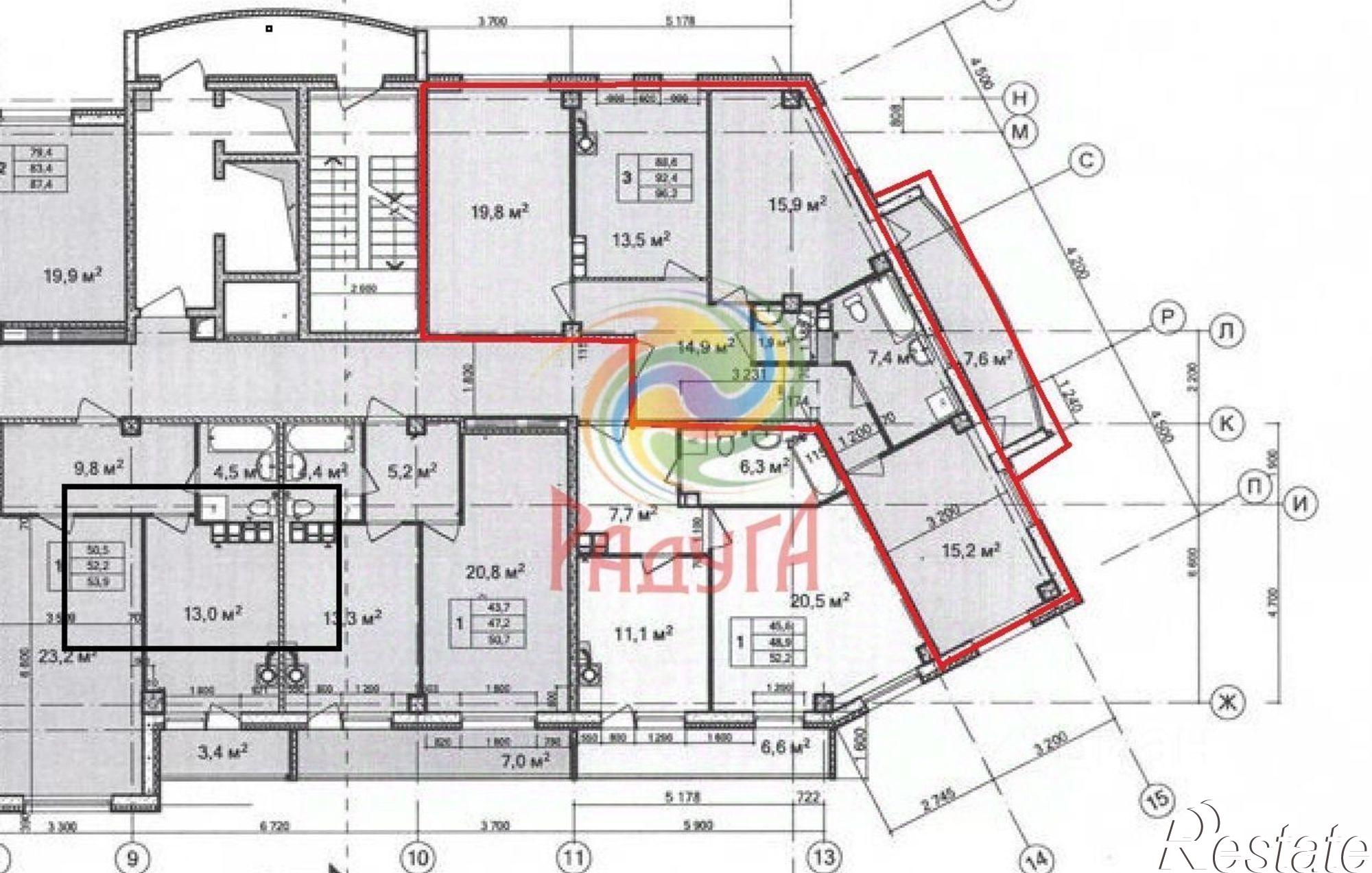 Купить квартиру за 8 890 000 рублей на улица Колотилова, 15