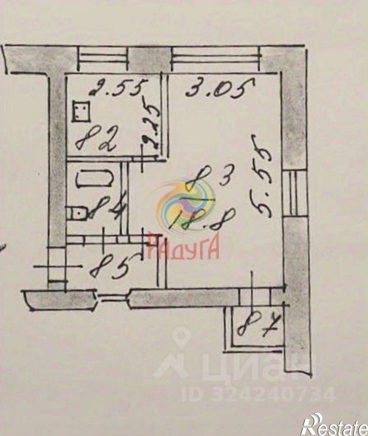 1-комн квартира Лежневская улица, 177,  д. 177