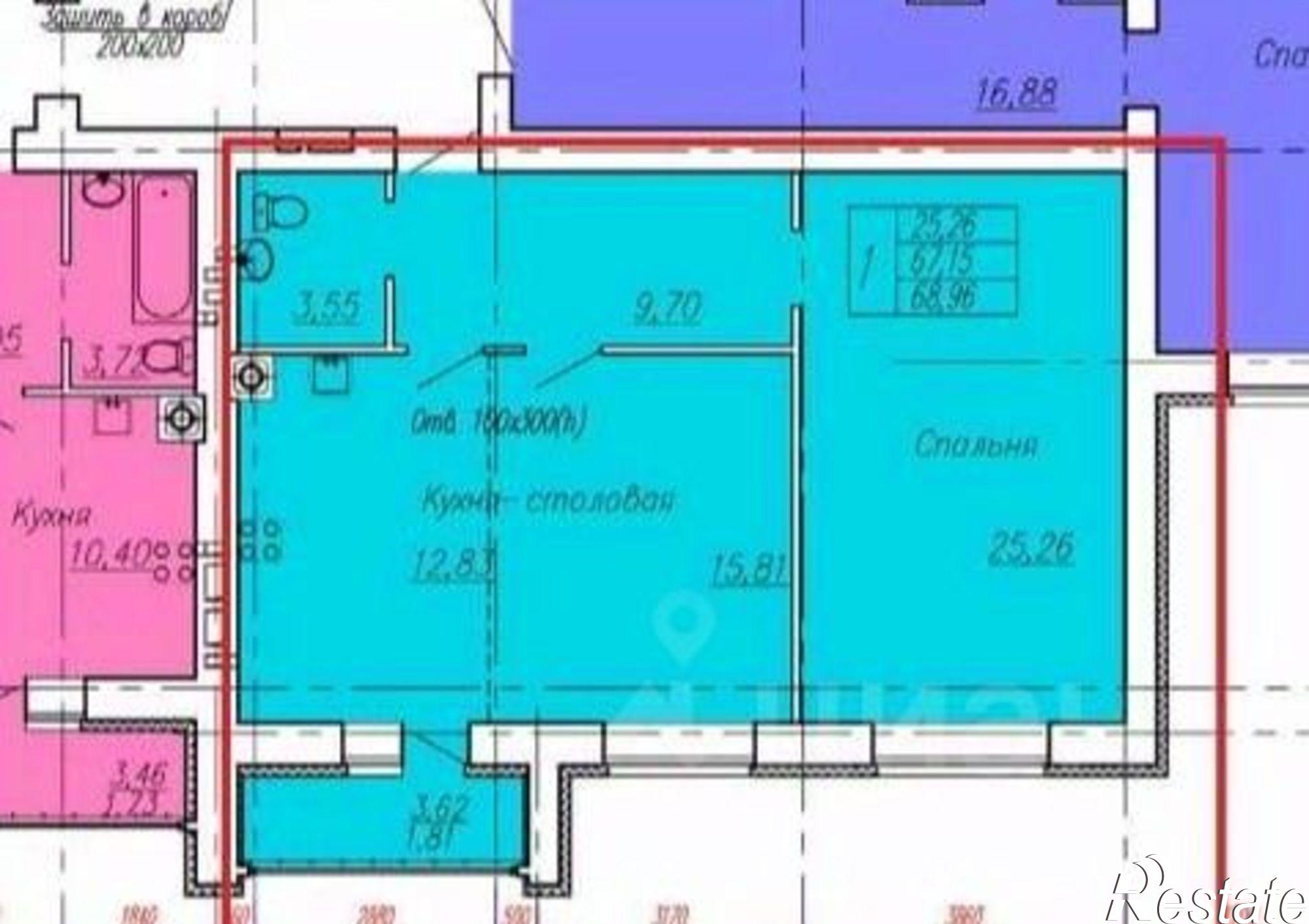 Купить квартиру за 7 949 000 рублей на Левобережная улица, 12