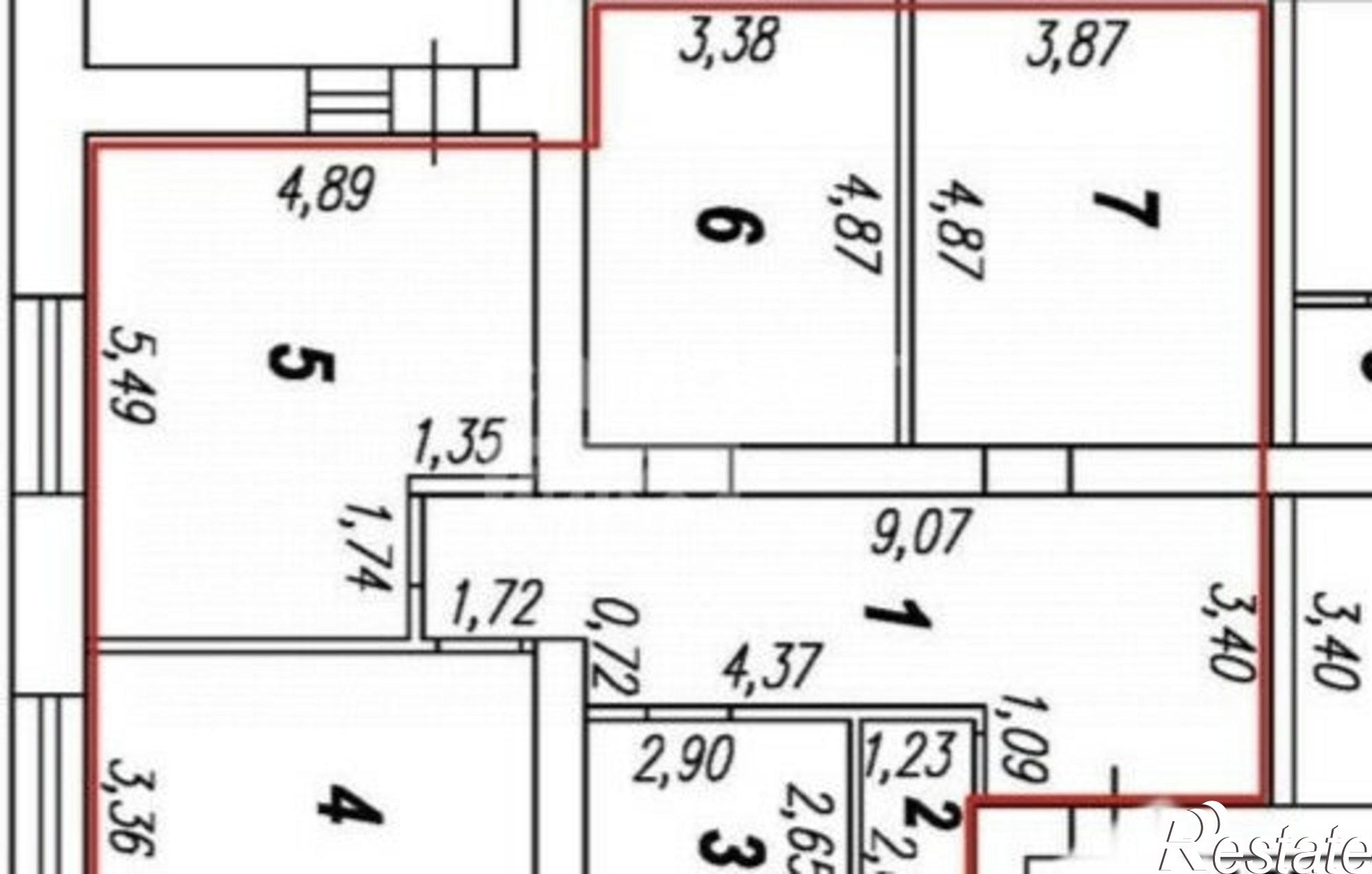 Купить квартиру за 10 500 000 рублей на улица Красных Зорь, 8
