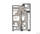 1-комн, 47 кв м, этаж 11/14 пр-кт Ленина, 55В