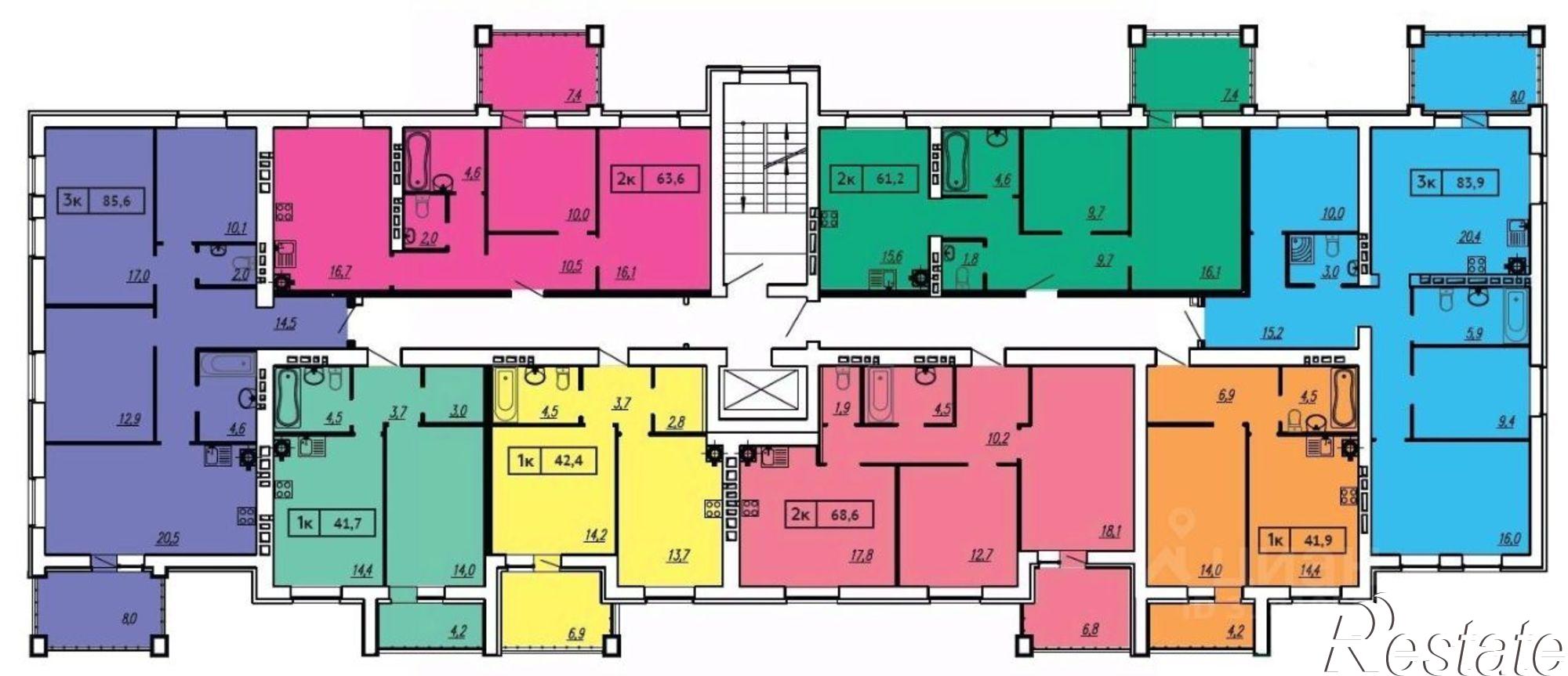 Купить квартиру за 4 920 600 рублей на ул Постышева, 10