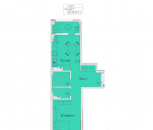 1-комн, 53 кв м, этаж 3/14 ул 2-я Первомайская, 48