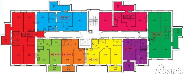 1-комн квартира в новом доме ул 2-я Первомайская, 51,  д. 51