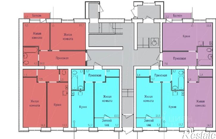 1-комн квартира в новом доме Кохма, улица Сергея Киселёва