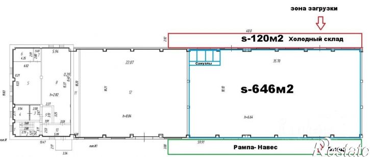 Торговое помещение улица Наговицыной-Икрянистовой, 6А,  д. 6А