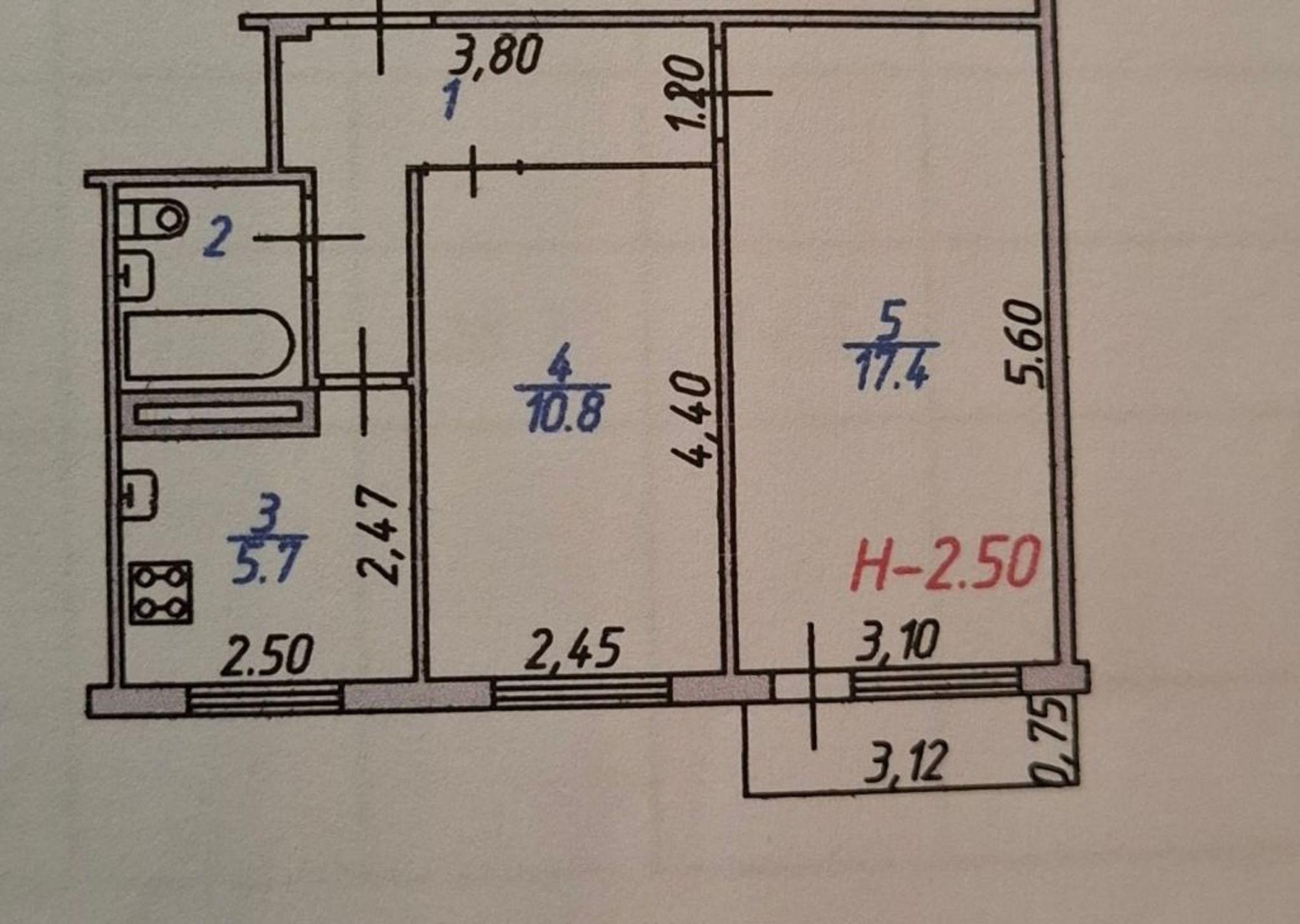 Купить квартиру за 3 350 000 рублей на Мякишева ул, 3