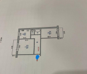 2-комн, 52.2кв м, этаж 7/9 Летчика Лазарева ул, 6