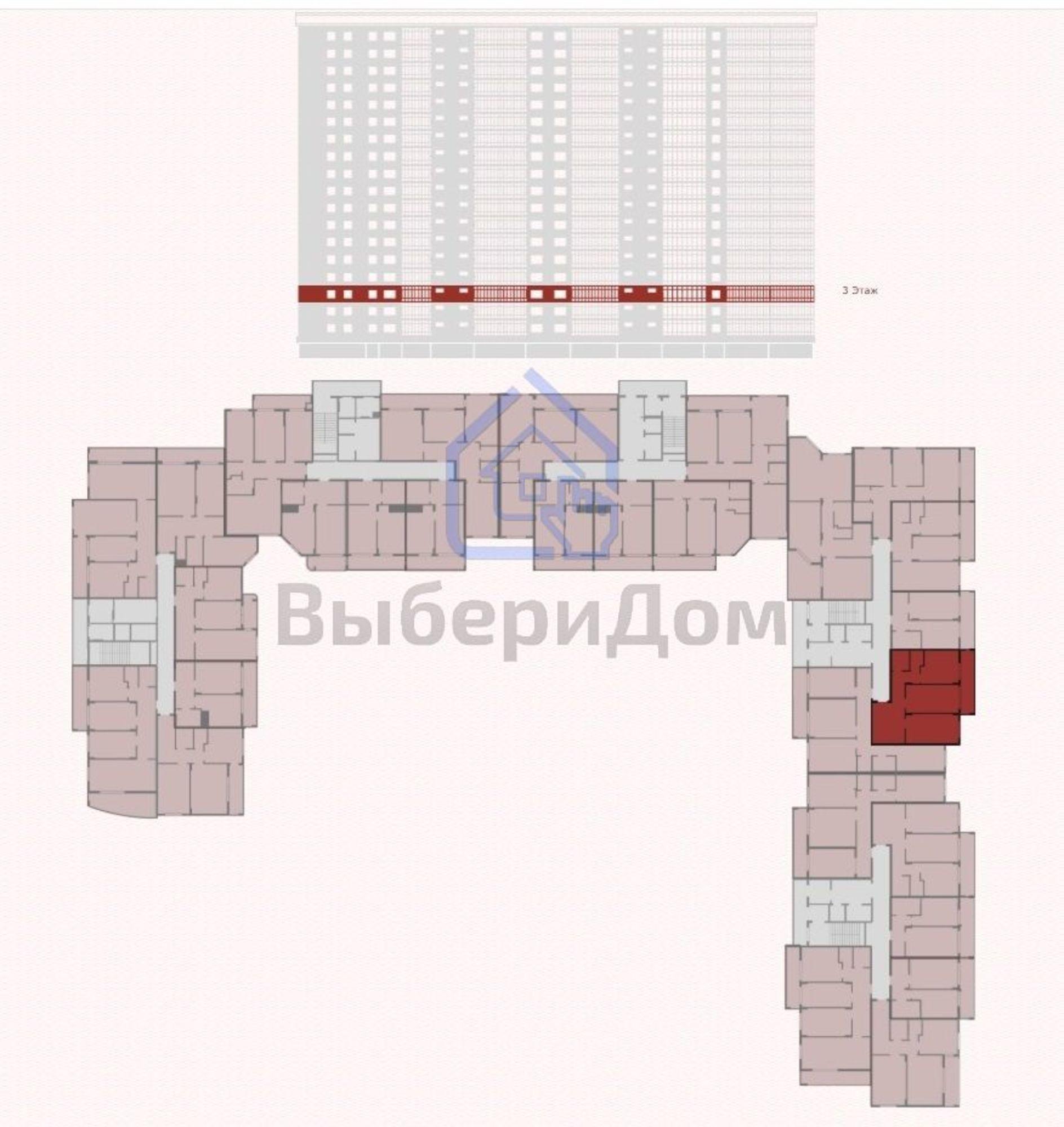 Купить квартиру за 8 700 000 рублей на Профсоюзная ул, 8