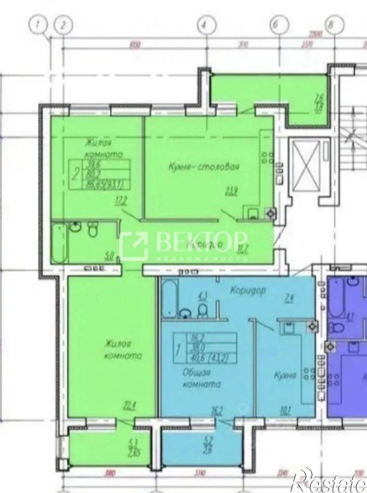 2-комн квартира 1-я Вишнёвая улица, 12,  д. 12