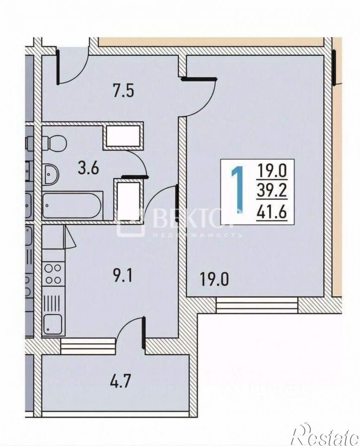 1-комн квартира г Иваново, мкр Рождественский, 4