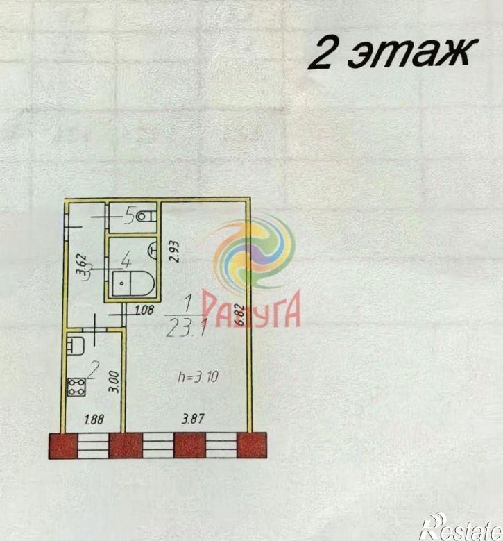 1-комн квартира ул Зверева, 9А,  д. 9А