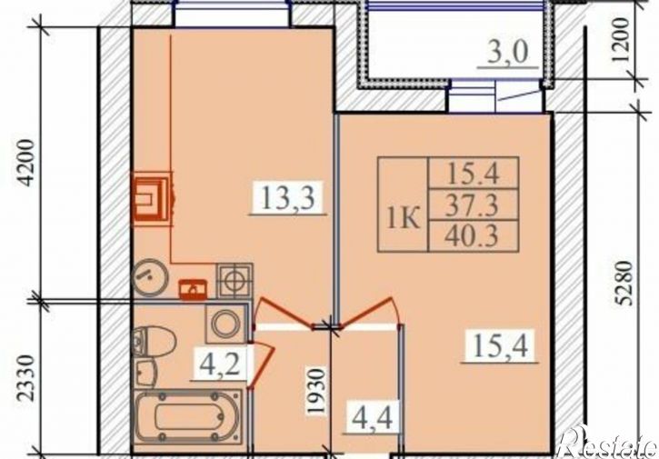 1-комн квартира ул Куконковых, 143А,  д. 143А