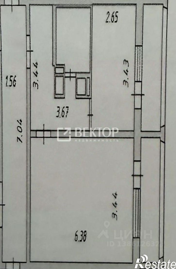 1-комн квартира г Иваново, мкр Рождественский, 2