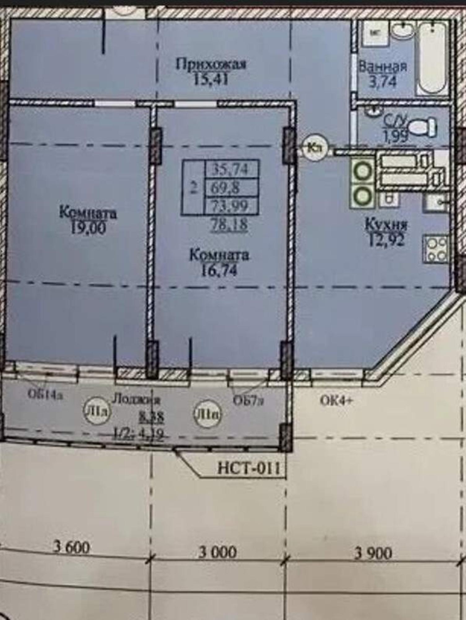 Купить квартиру за 7 990 000 рублей на Профсоюзная ул., д.8