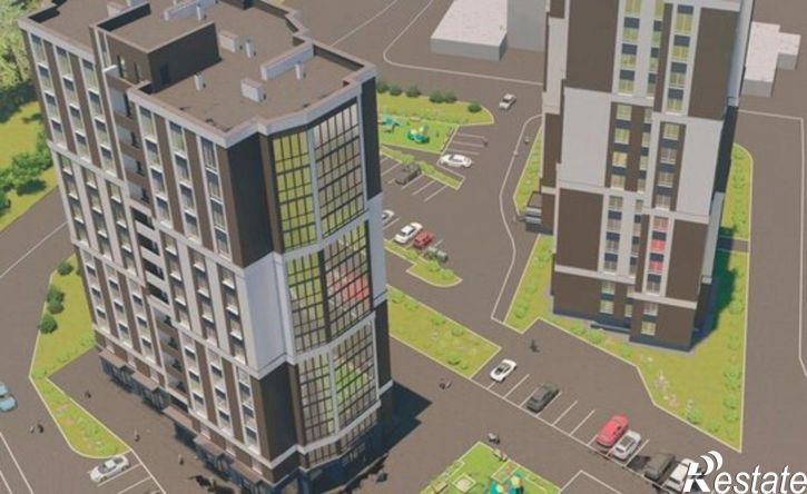 1-комн квартира в новом доме 1-й переулок Спартака, 12,  д. 12