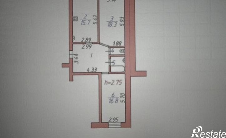2-комн квартира Лежневская улица, 114,  д. 114