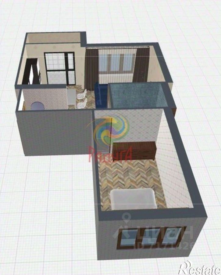 1-комн квартира пер Белинского, 6,  д. 6