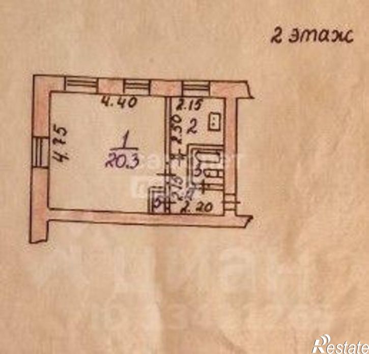 1-комн квартира Фигурный переулок, 6,  д. 6