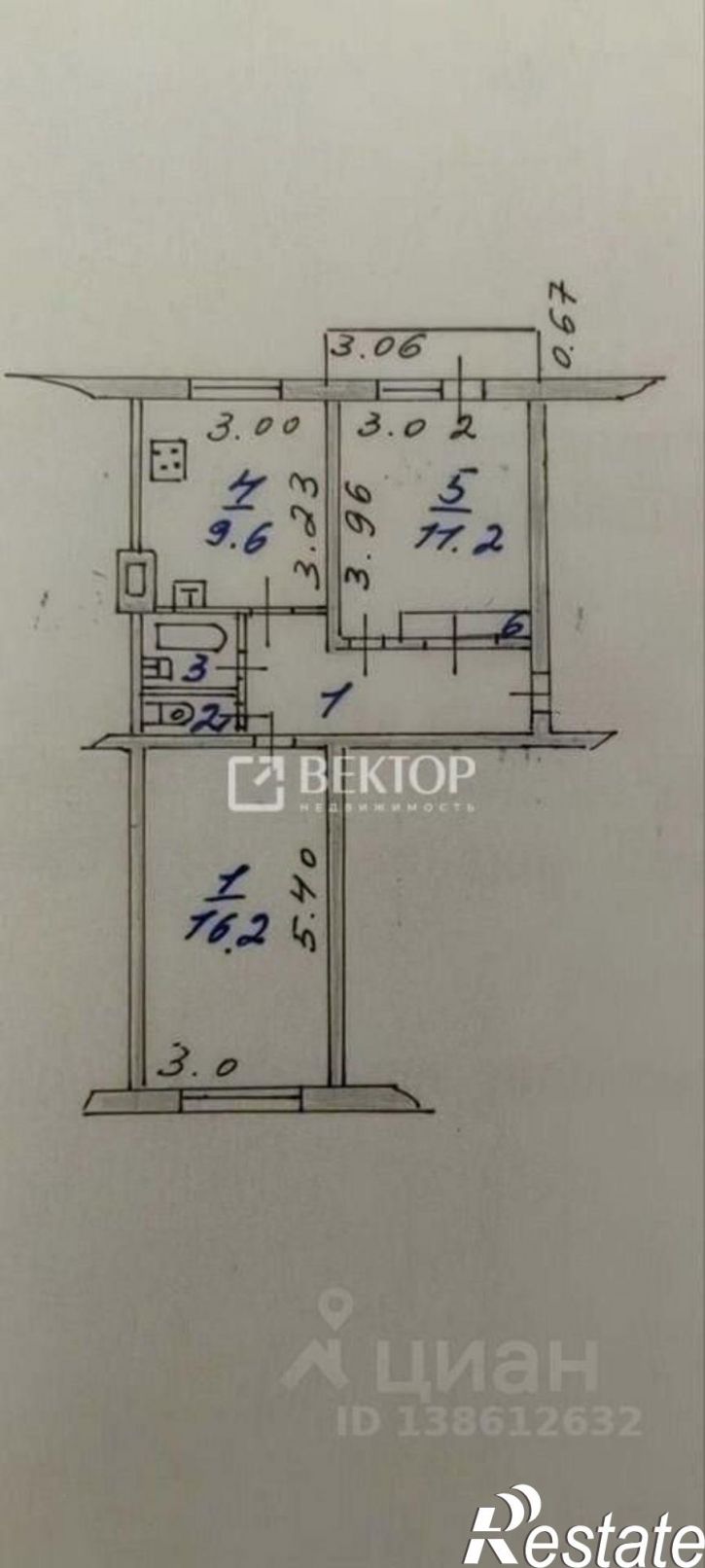 2-комн квартира 4-я Деревенская улица, 147,  д. 147