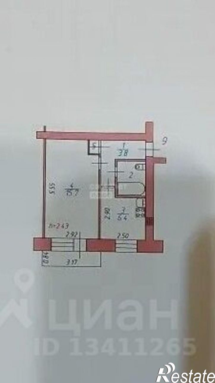 1-комн квартира ул Октябрьская, 24,  д. 24