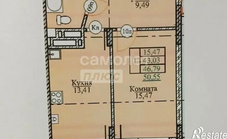 1-комн квартира ул Профсоюзная, 4,  д. 4