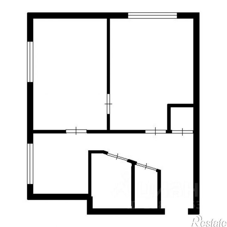 2-комн квартира ул Комсомольская, 37,  д. 37