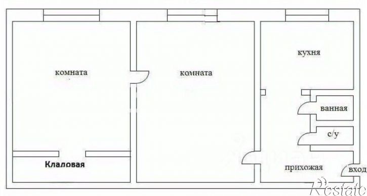 2-комн квартира ул Шубиных, 13,  д. 13