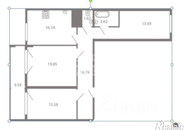 3-комн квартира ул Профсоюзная, 4,  д. 4
