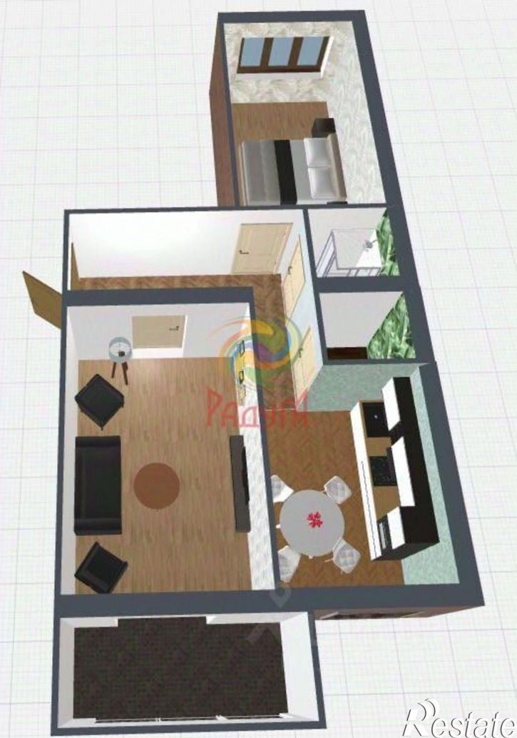 2-комн квартира пер Белинского, 6,  д. 6