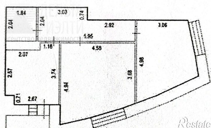 2-комн квартира 1-я Полевая пл, 26