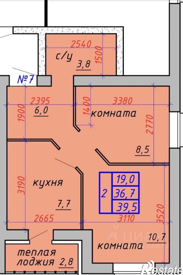 2-комн квартира пр-д 12-й, 25,  д. 25