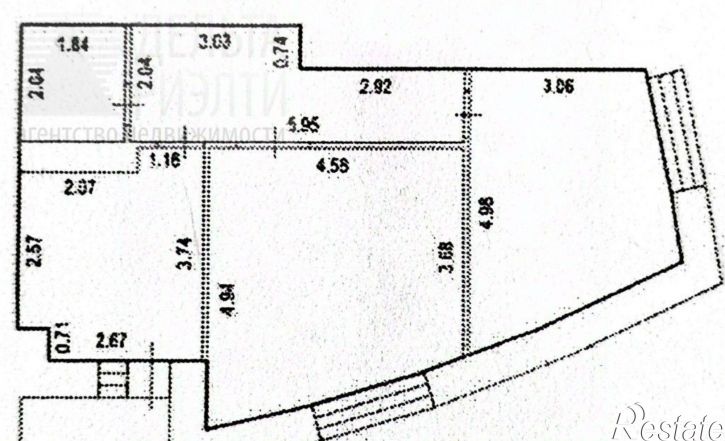 2-комн квартира ул 3-я Полетная, 1,  д. 1