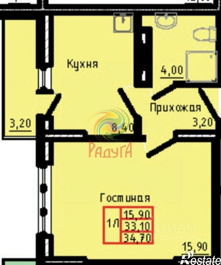 1-комн квартира ул Дюковская, 27А,  д. 27А