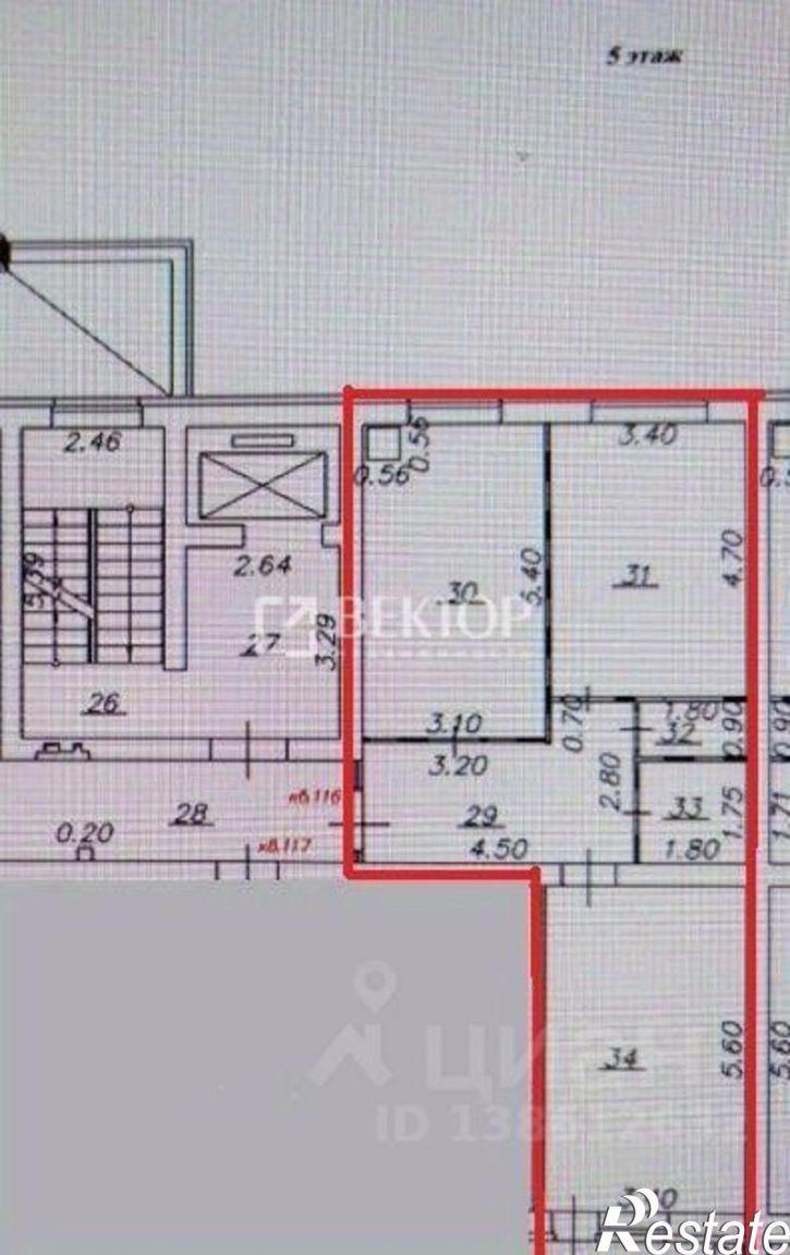 2-комн квартира ул 3-я Межевая, 8,  д. 8