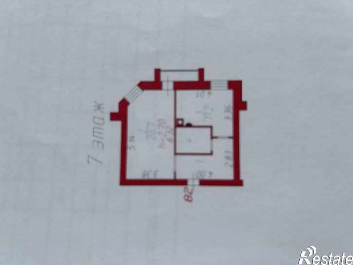 1-комн квартира Кузнецова ул, 12