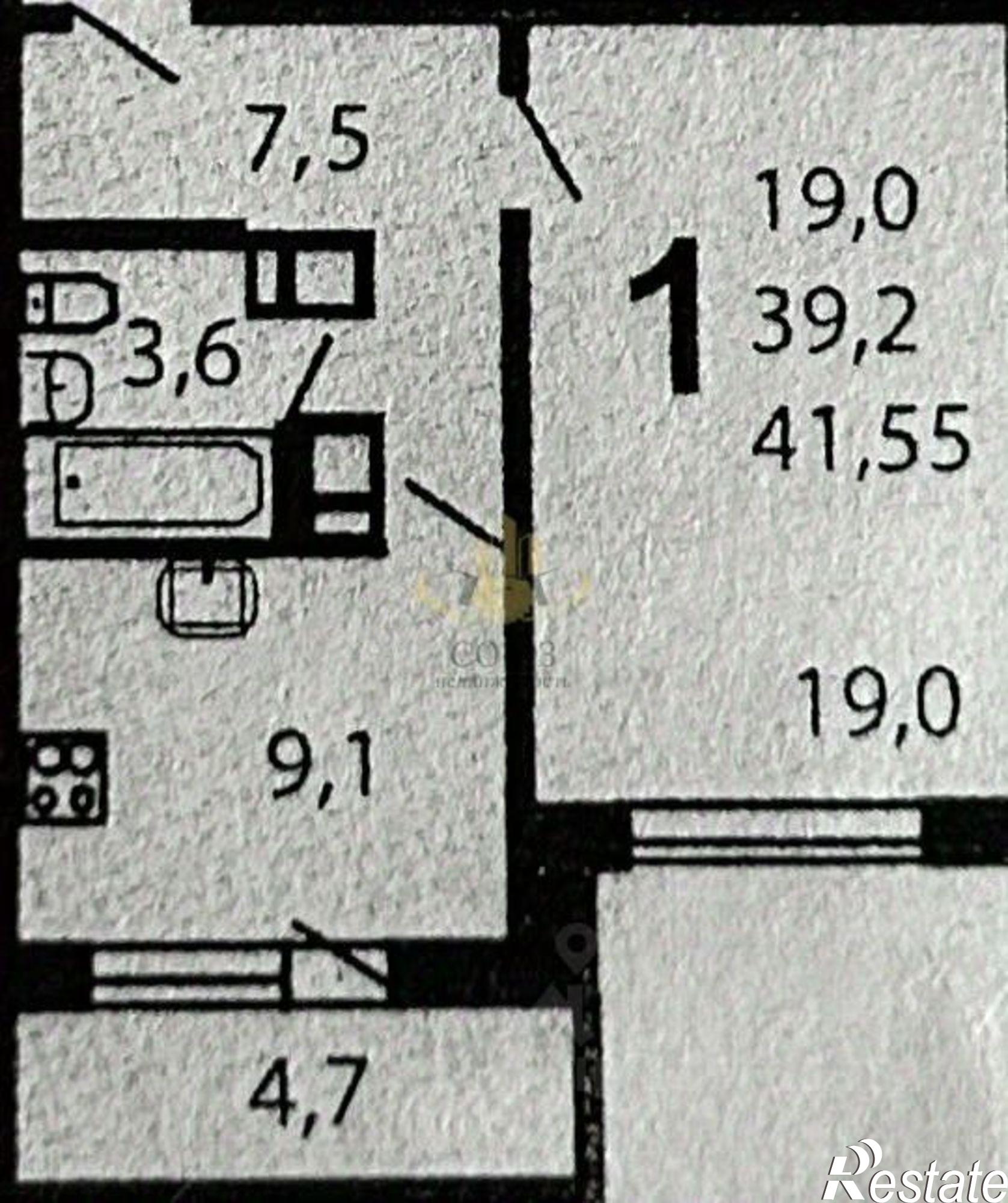 Купить квартиру за 3 990 000 рублей на 10
