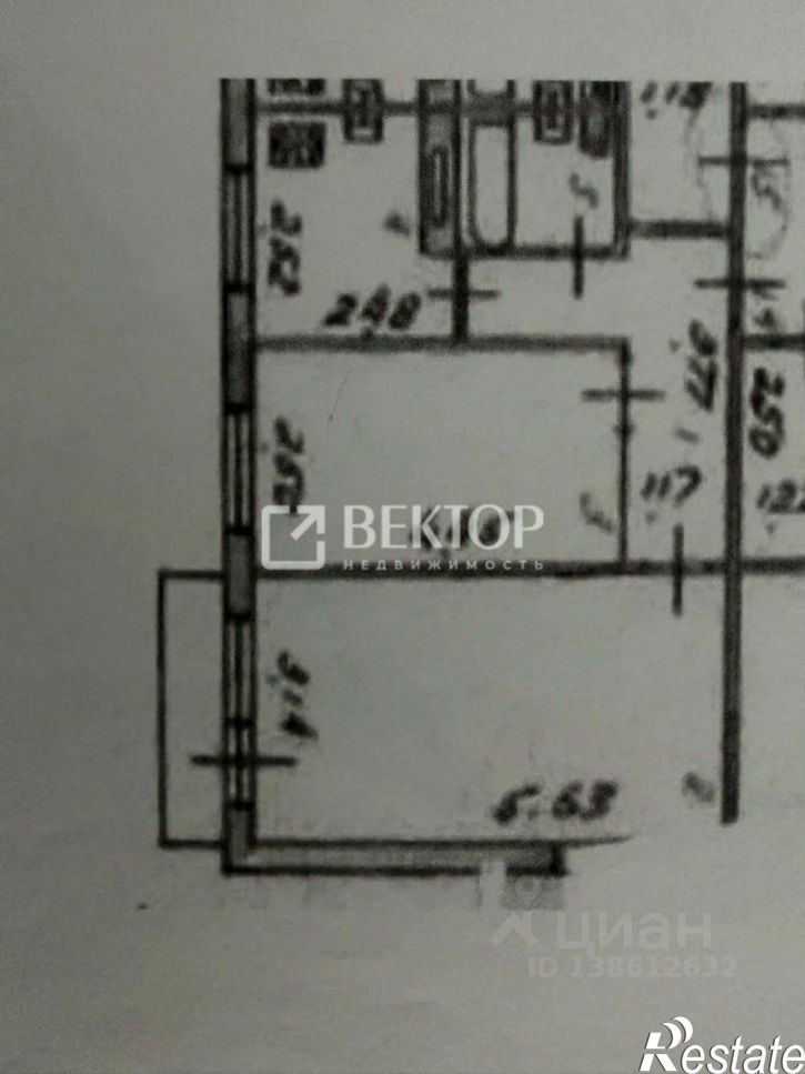 2-комн квартира пр-кт Текстильщиков, 117А,  д. 117А